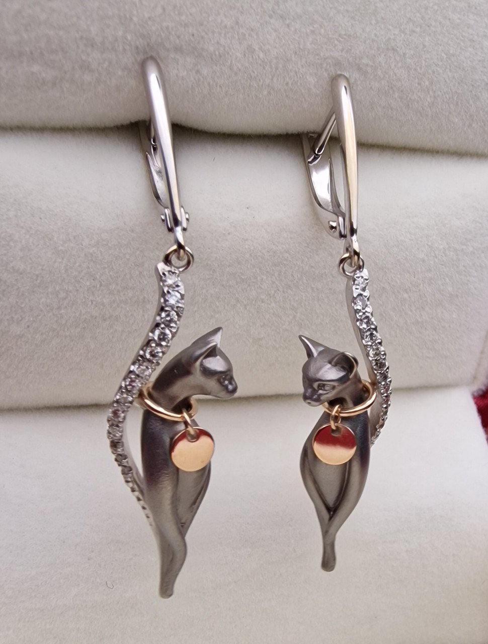 Серьги Deimantas 102927997 6,64гр 0,21ct. купить,NaN