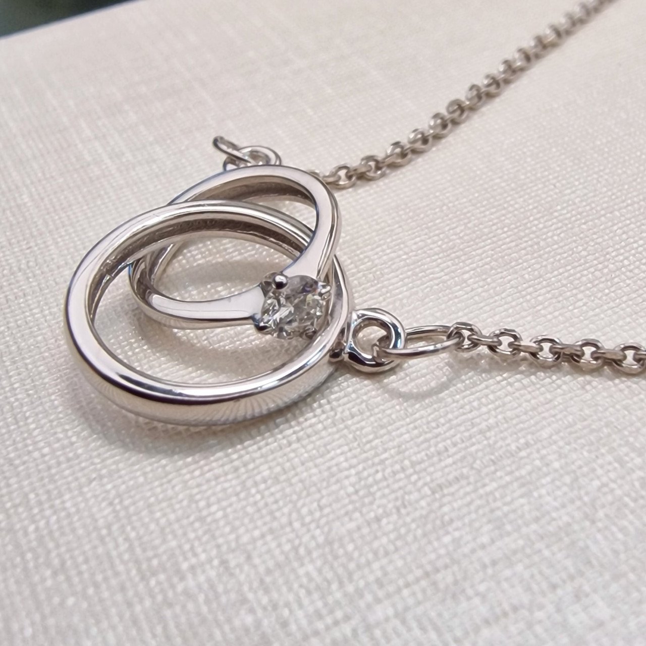 Колье Deimantas 102927975 45см 2,49гр 0,064ct. купить,NaN