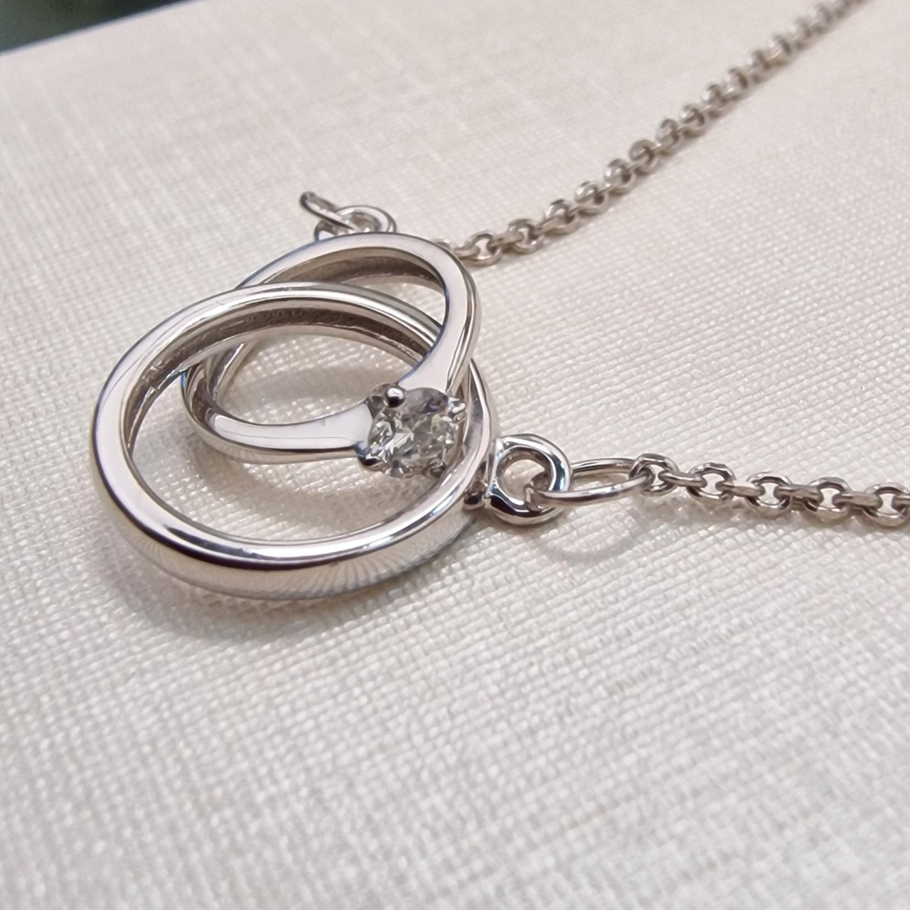 Колье Deimantas 102927975 45см 2,49гр 0,064ct. купить,NaN