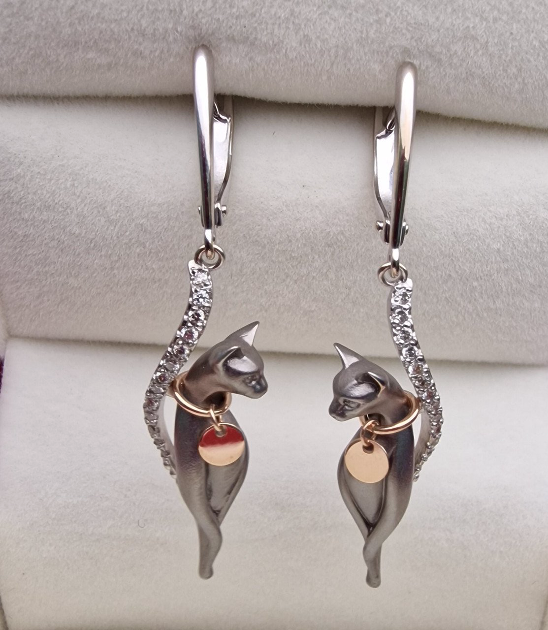 Серьги Deimantas 102927997 6,64гр 0,21ct. купить,NaN