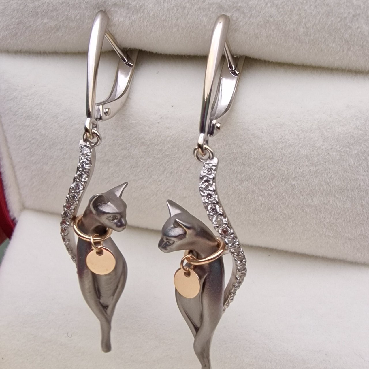 Серьги Deimantas 102927997 6,64гр 0,21ct. купить,NaN