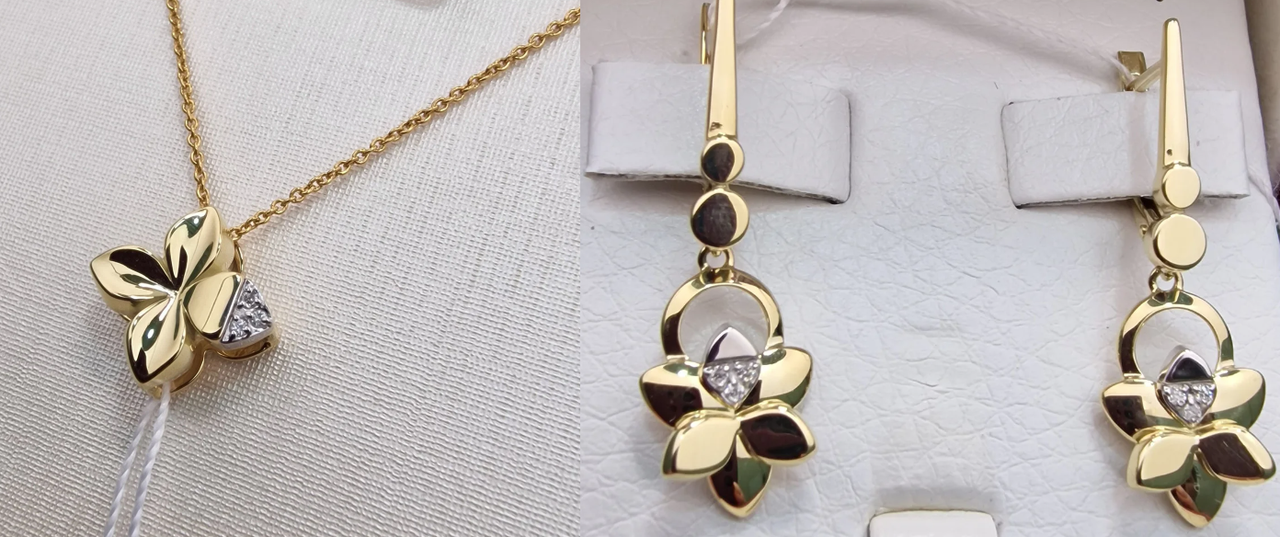 Комплект Deimantas 103044288 0,01ct 0,03ct. купить,NaN