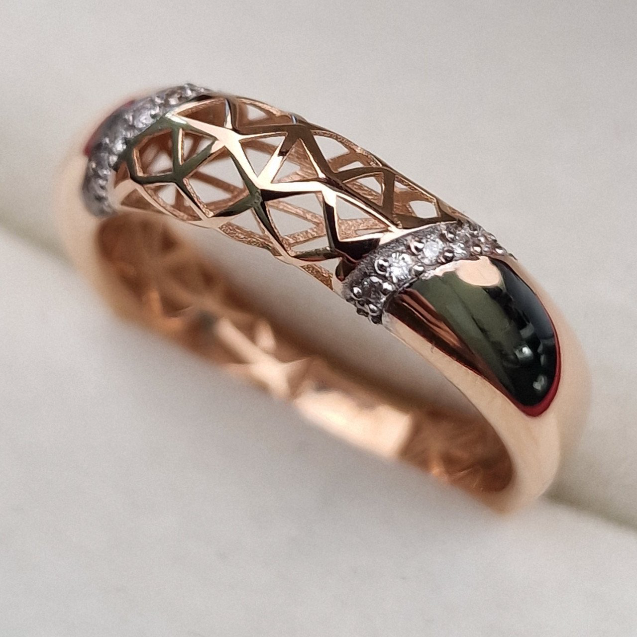 Кольцо Deimantas 103118819 18р 1,97гр 0,063ct. купить,NaN