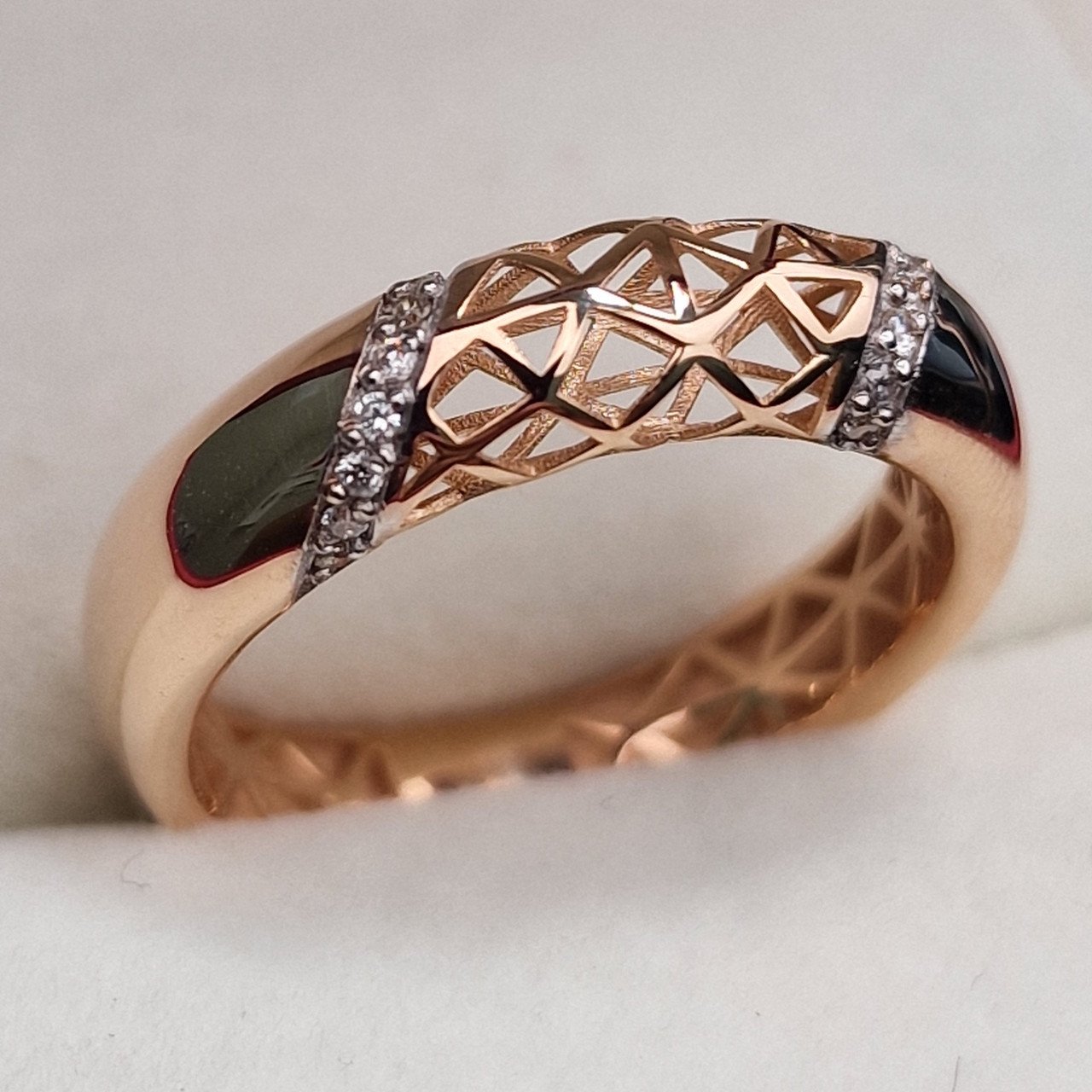 Кольцо Deimantas 103118819 18р 1,97гр 0,063ct. купить,NaN