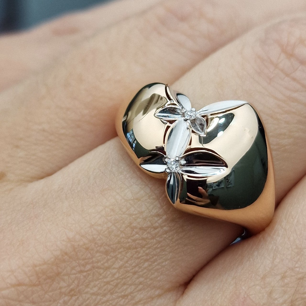 Кольцо Deimantas 103119015 19р 2,87гр 0,017ct. купить,NaN
