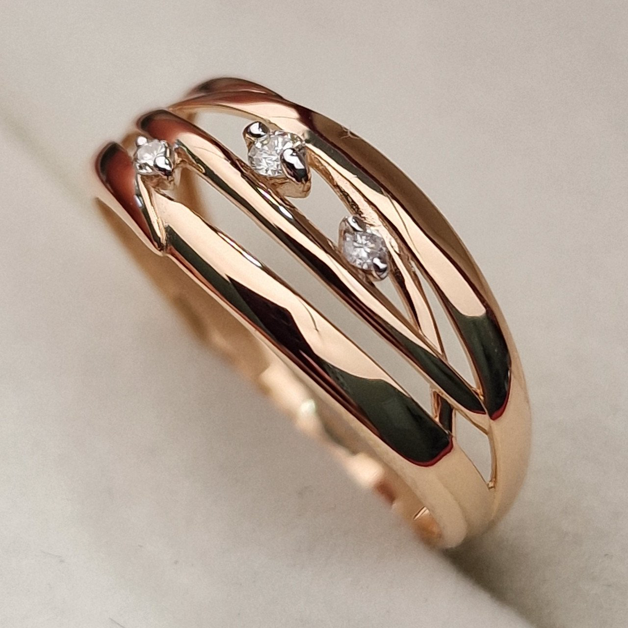Кольцо Deimantas 103119037 19р 1,61гр 0,062ct. купить,NaN