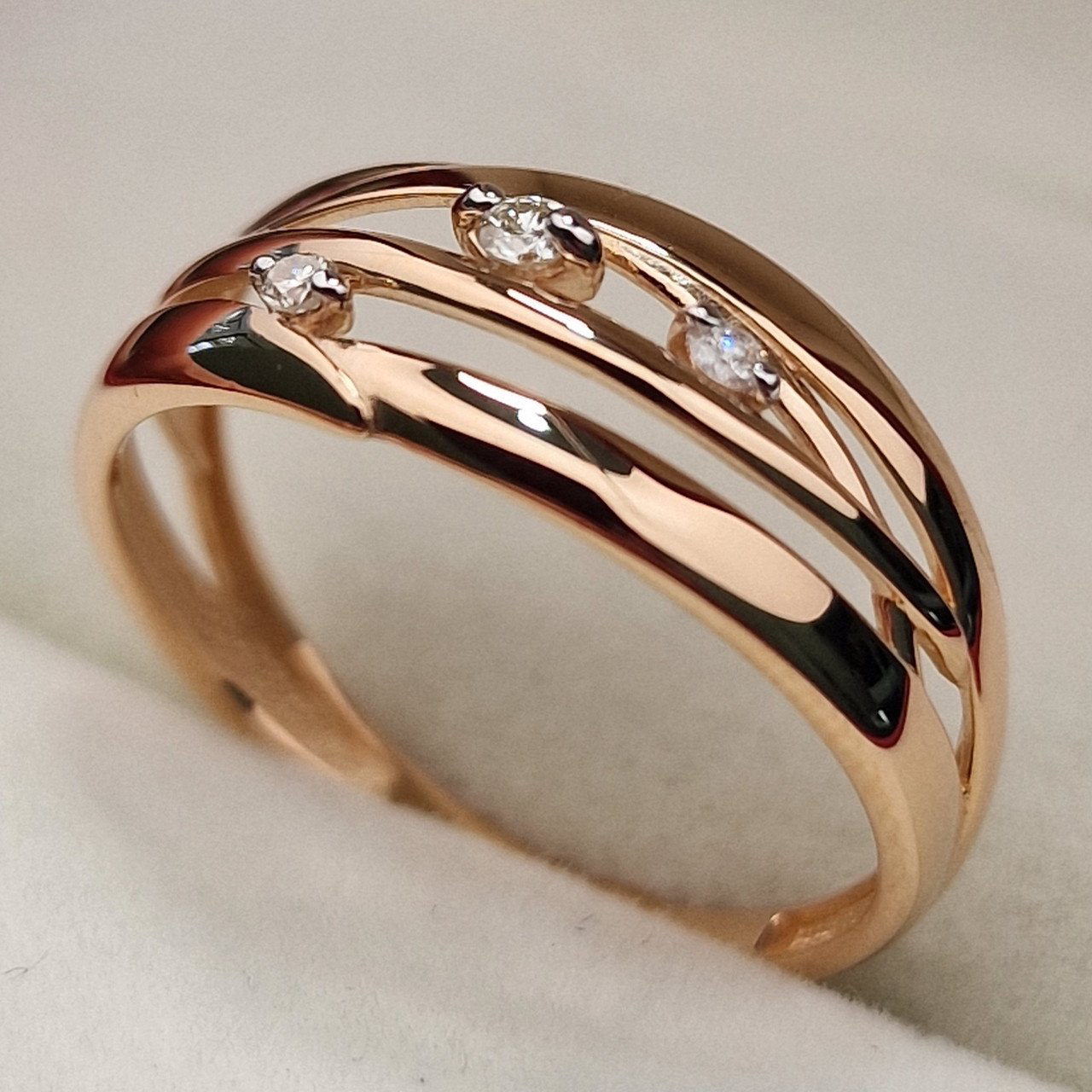 Кольцо Deimantas 103119037 19р 1,61гр 0,062ct. купить,NaN