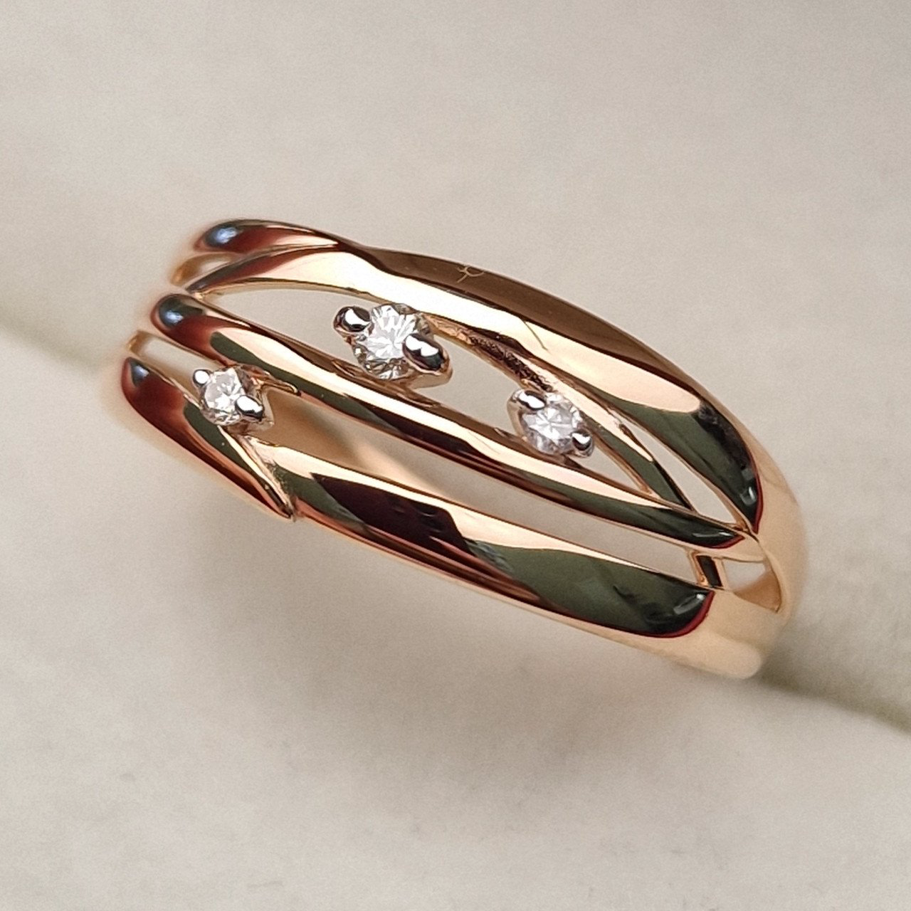 Кольцо Deimantas 103119037 19р 1,61гр 0,062ct. купить,NaN