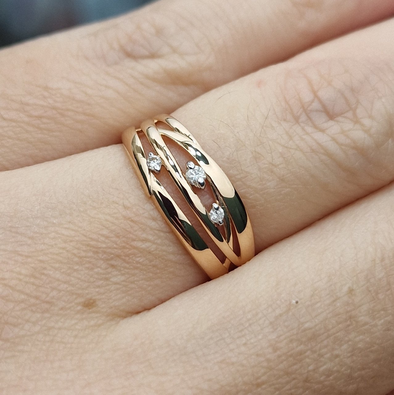 Кольцо Deimantas 103119037 19р 1,61гр 0,062ct. купить,NaN