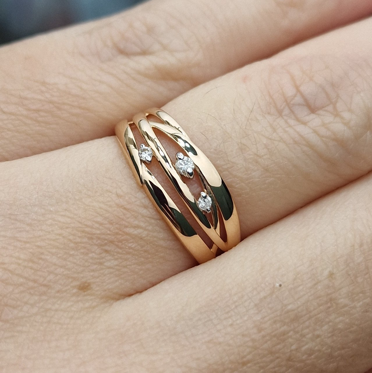 Кольцо Deimantas 103119037 19р 1,61гр 0,062ct. купить,NaN