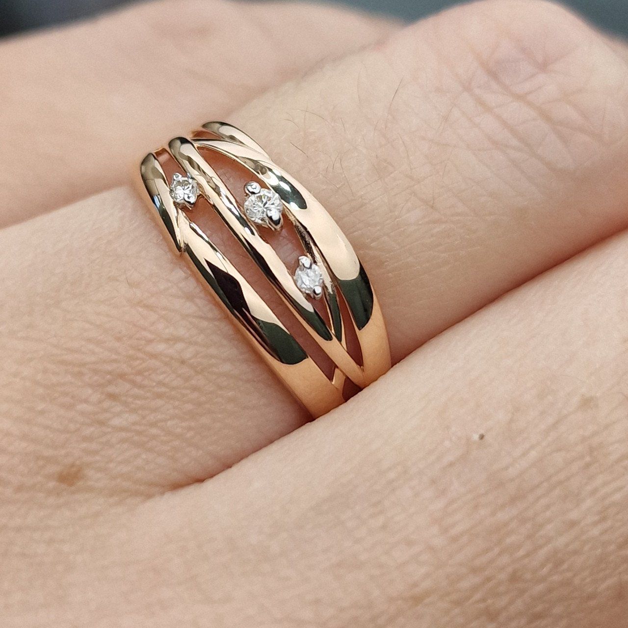 Кольцо Deimantas 103119037 19р 1,61гр 0,062ct. купить,NaN
