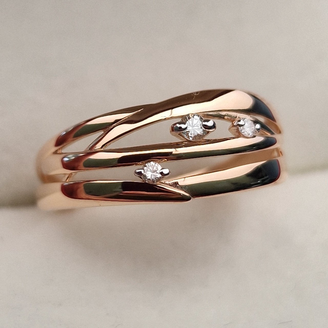 Кольцо Deimantas 103119037 19р 1,61гр 0,062ct. купить,NaN