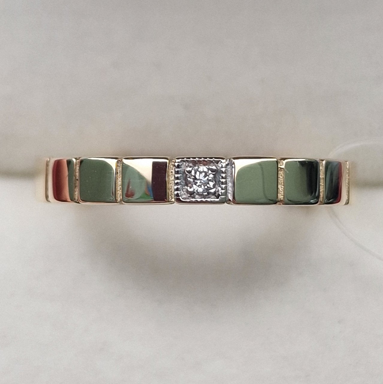 Кольцо Deimantas 103119055 18,5р 3,15гр 0,022ct. купить,NaN