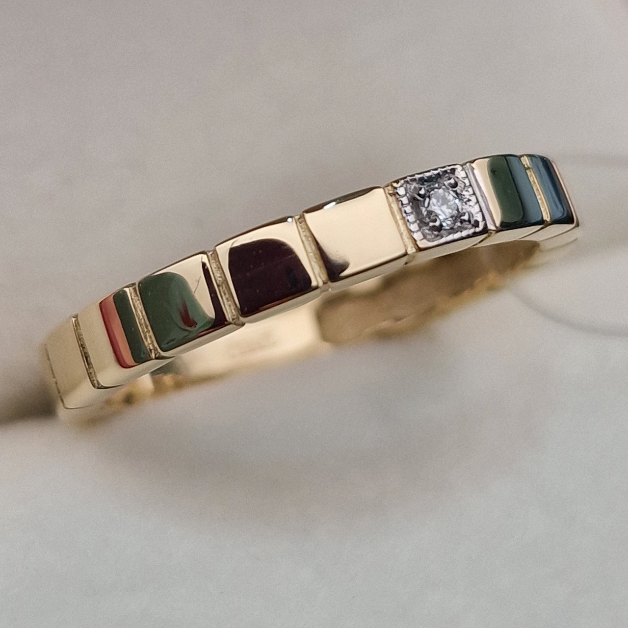 Кольцо Deimantas 103119055 18,5р 3,15гр 0,022ct. купить,NaN