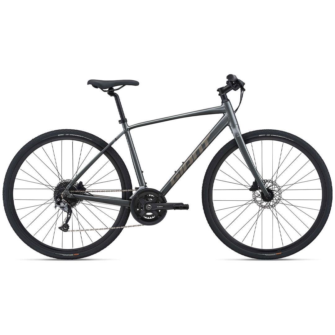 Велосипед Giant Escape 1 Disc - 2021 L-27 700 черно-коричневый купить,NaN