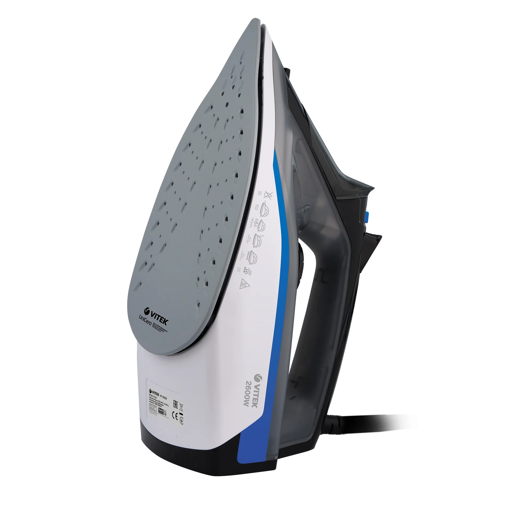 Утюг Vitek VT-8329 черный купить,0