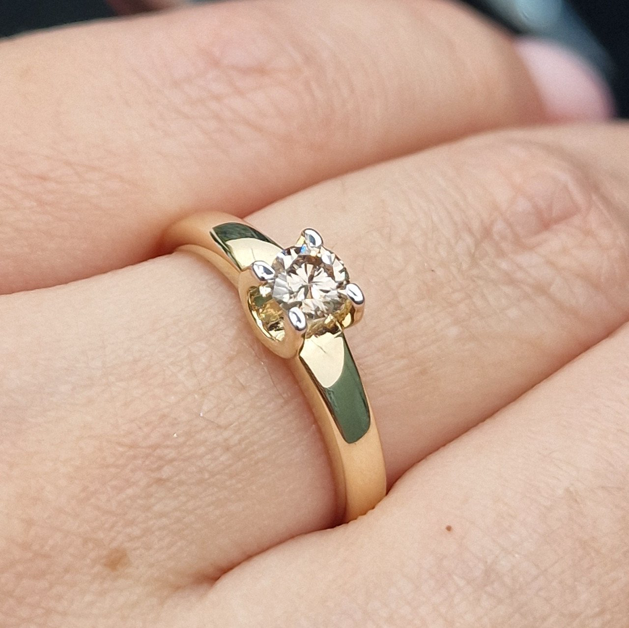 Кольцо Deimantas 103119409 17р 2,09гр 0,27ct. купить,NaN
