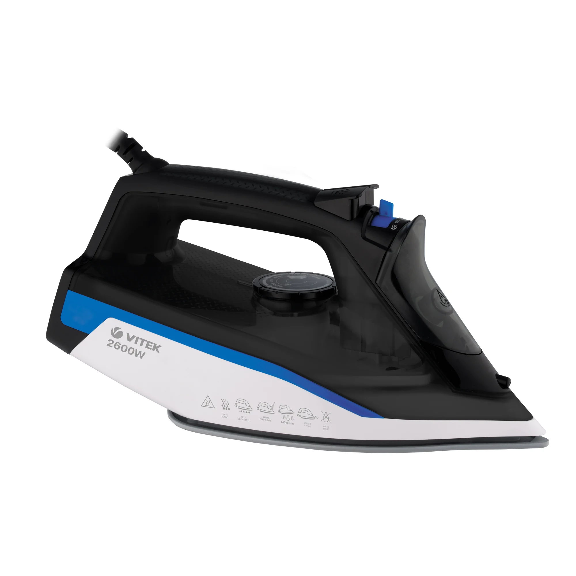 Утюг Vitek VT-8329 черный купить,0