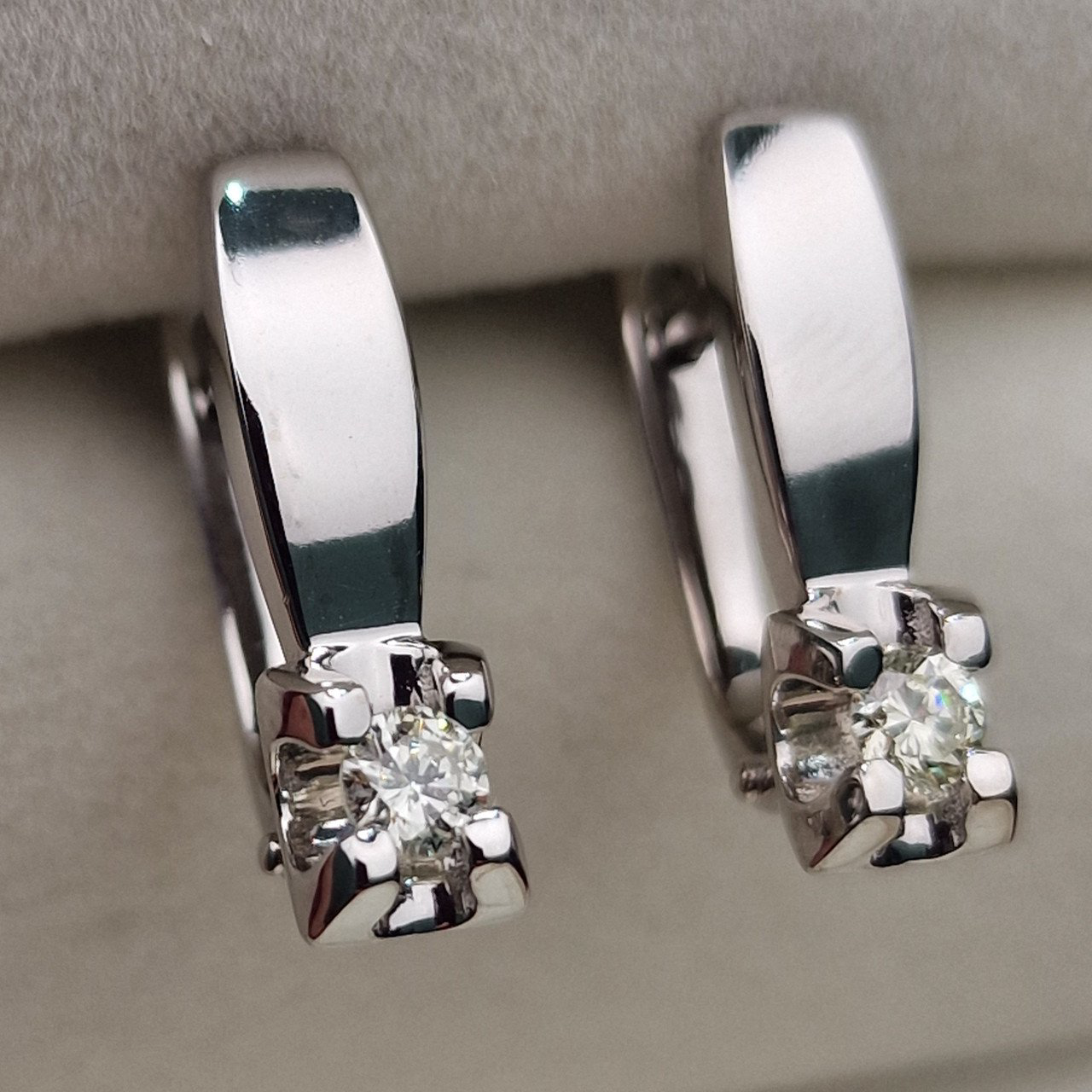Серьги Deimantas 103119434 3,59гр 0,25ct. купить,NaN