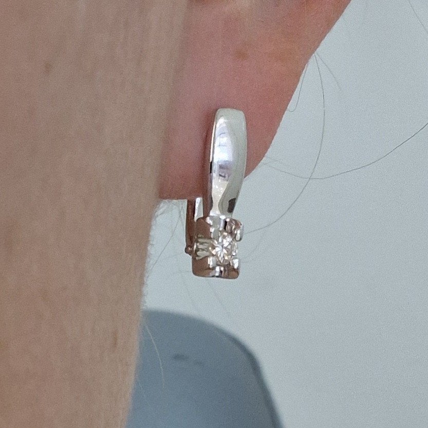 Серьги Deimantas 103119434 3,59гр 0,25ct. купить,NaN