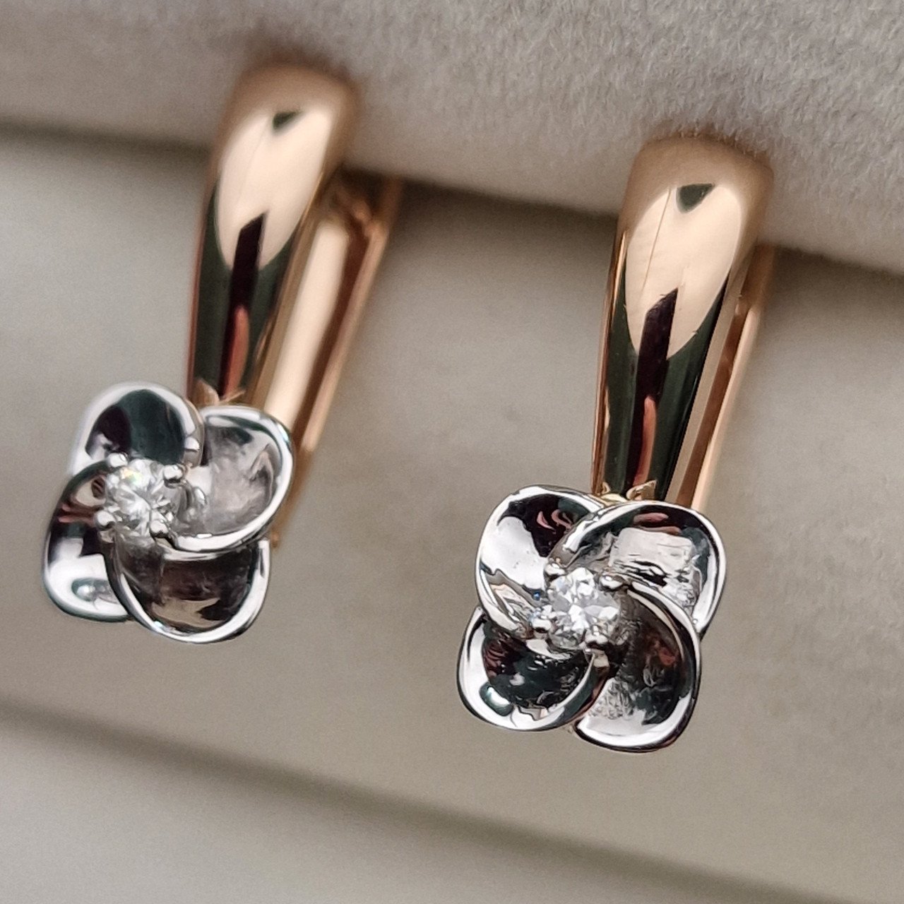 Серьги Deimantas 103119469 3,22гр 0,086ct. купить,NaN