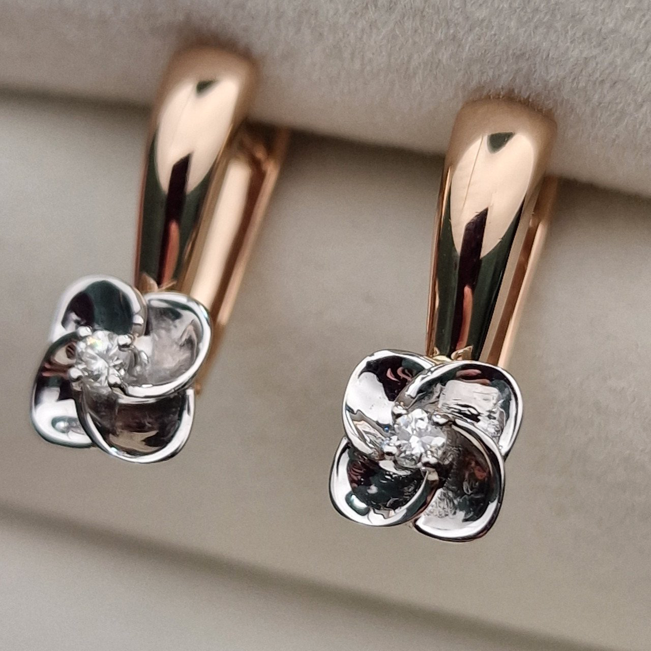 Серьги Deimantas 103119469 3,22гр 0,086ct. купить,NaN