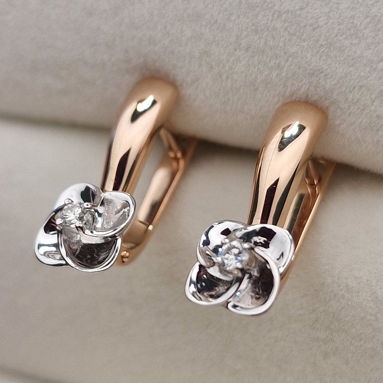 Серьги Deimantas 103119469 3,22гр 0,086ct. купить,NaN