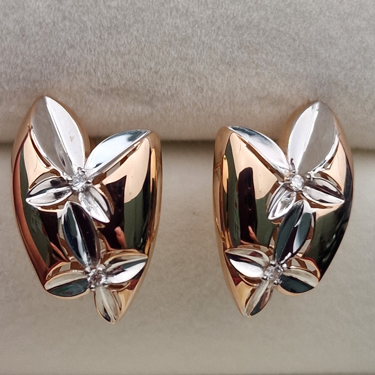 Серьги Deimantas 103119582 3,62гр 0,031ct. купить,NaN