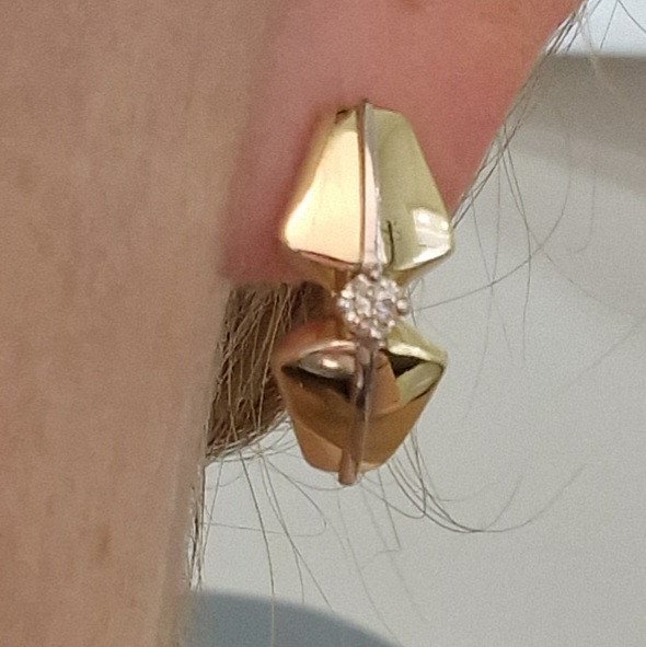 Серьги Deimantas 103120452 3,03гр 0,22ct. купить,NaN