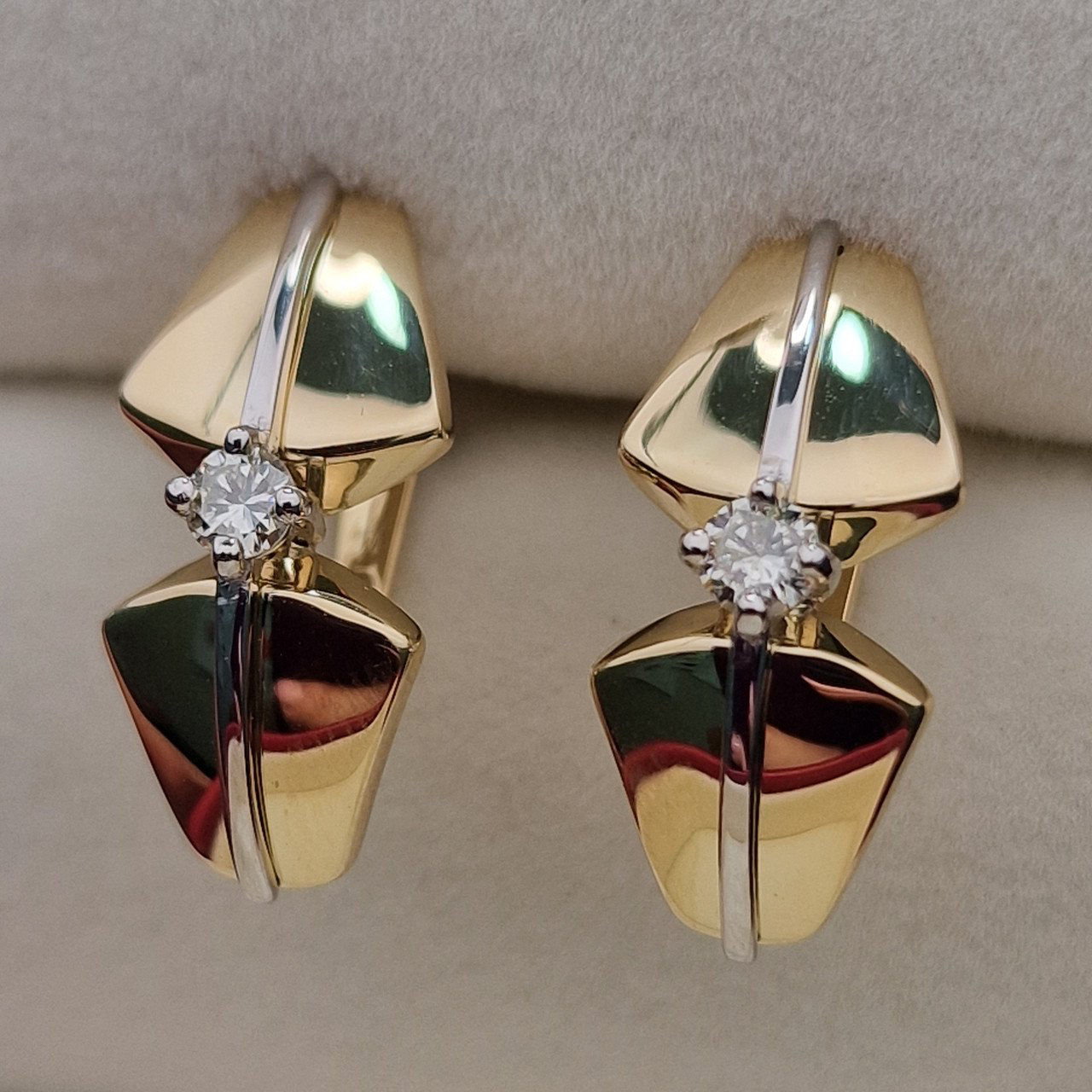 Серьги Deimantas 103120452 3,03гр 0,22ct. купить,NaN