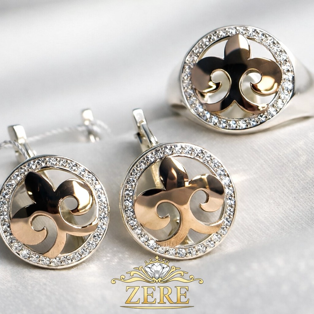 Комплект Zere ZR070401 серебро 6.5гр 18р купить,34090