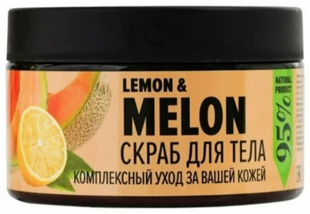 Скраб для тела Delicare Дыня и белый лимон 250мл купить,NaN