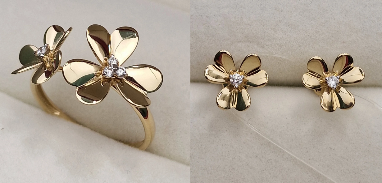 Комплект Deimantas 103165443 0,041ct 0,03ct. купить,NaN