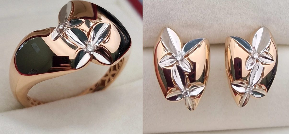 Комплект Deimantas 103165991 0,017ct 0,031ct. купить,NaN