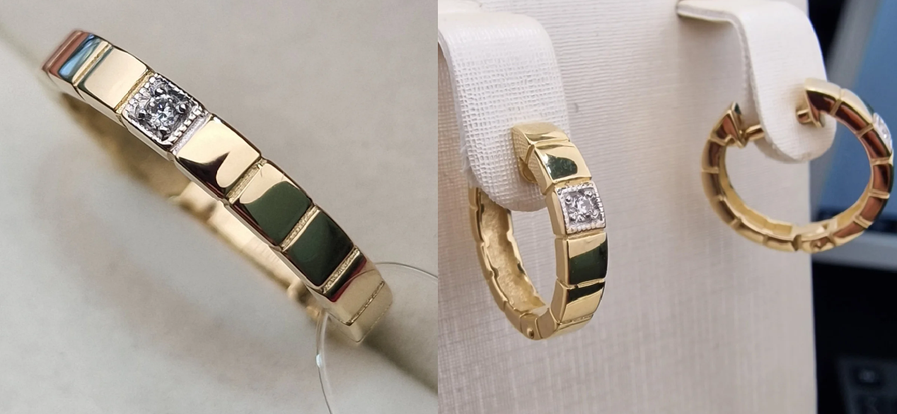 Комплект Deimantas 103166303 0,022ct 0,048ct. купить,NaN