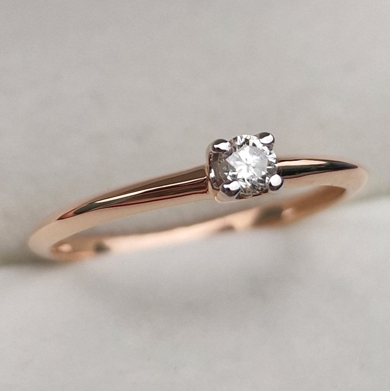 Кольцо Deimantas 103188244 17р 1,34гр 0,122ct. купить,NaN