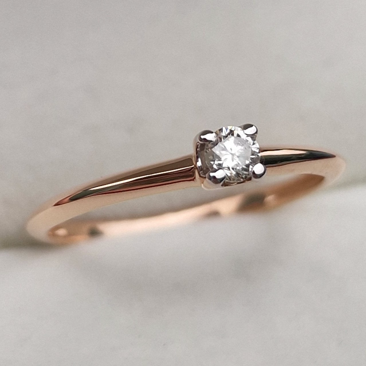 Кольцо Deimantas 103188244 17р 1,34гр 0,122ct. купить,NaN