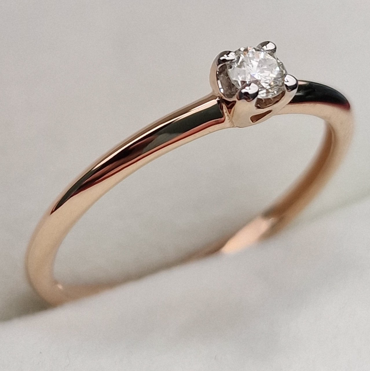 Кольцо Deimantas 103188244 17р 1,34гр 0,122ct. купить,NaN