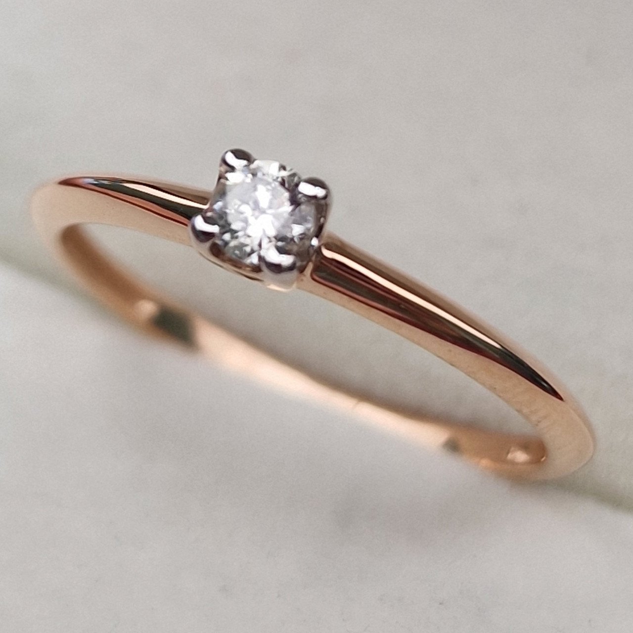 Кольцо Deimantas 103188244 17р 1,34гр 0,122ct. купить,NaN