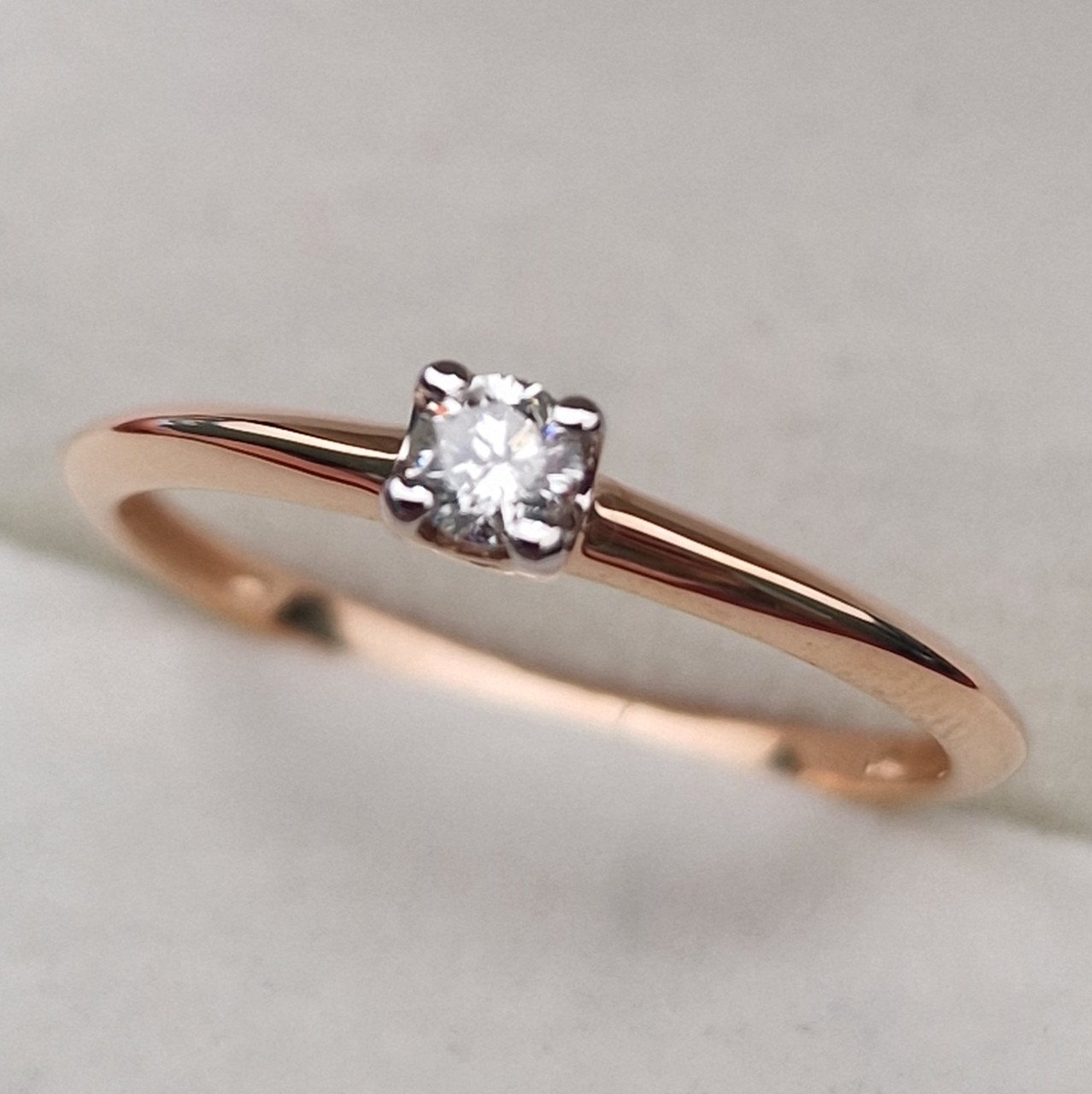 Кольцо Deimantas 103188244 17р 1,34гр 0,122ct. купить,NaN