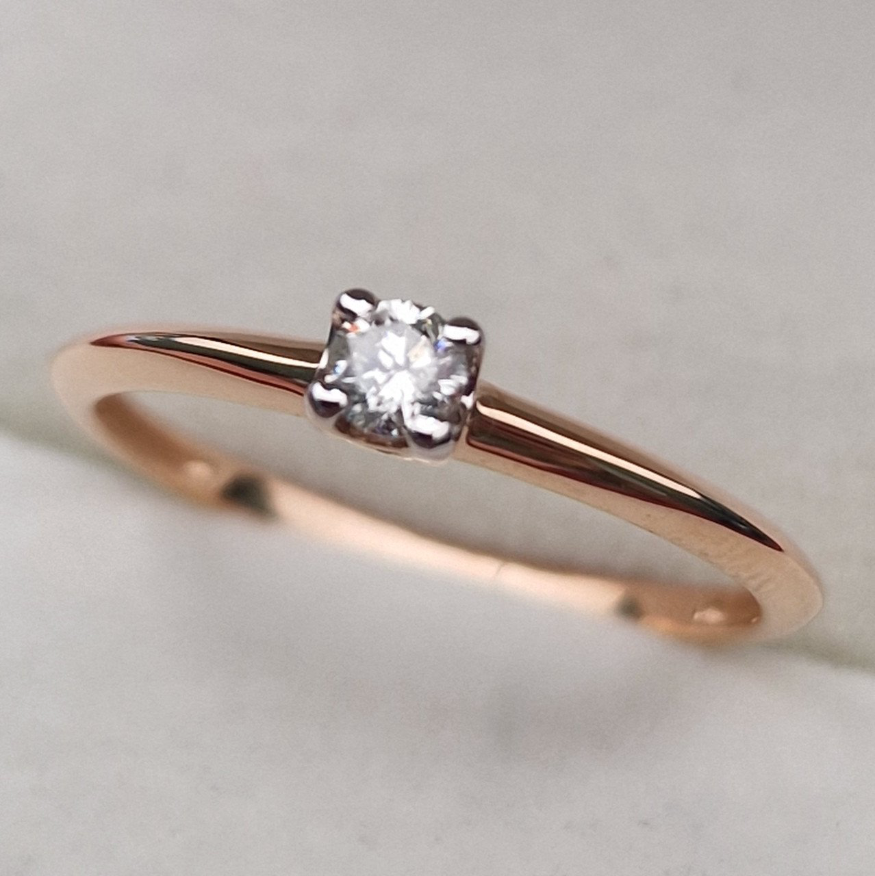 Кольцо Deimantas 103188244 17р 1,34гр 0,122ct. купить,NaN