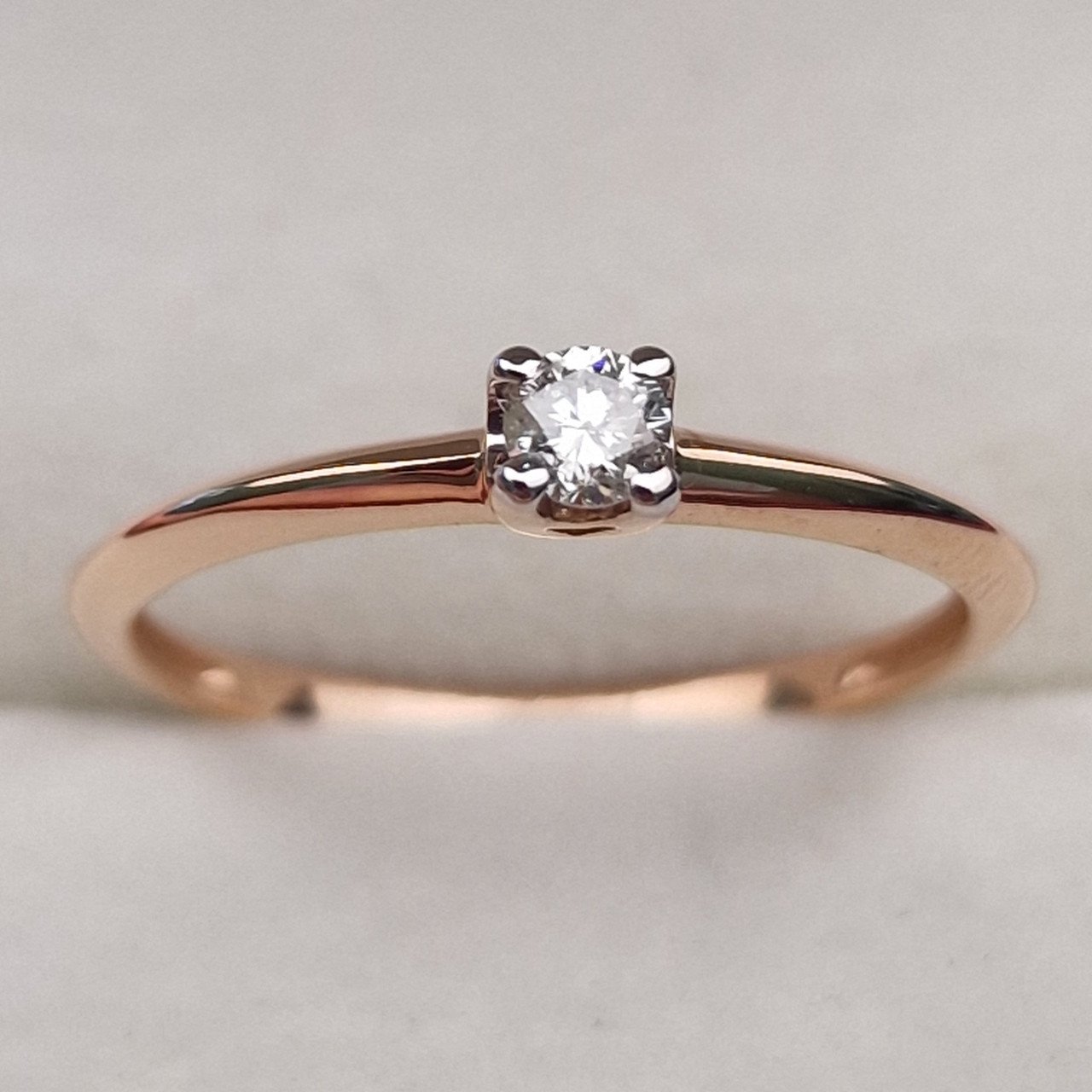 Кольцо Deimantas 103188244 17р 1,34гр 0,122ct. купить,NaN