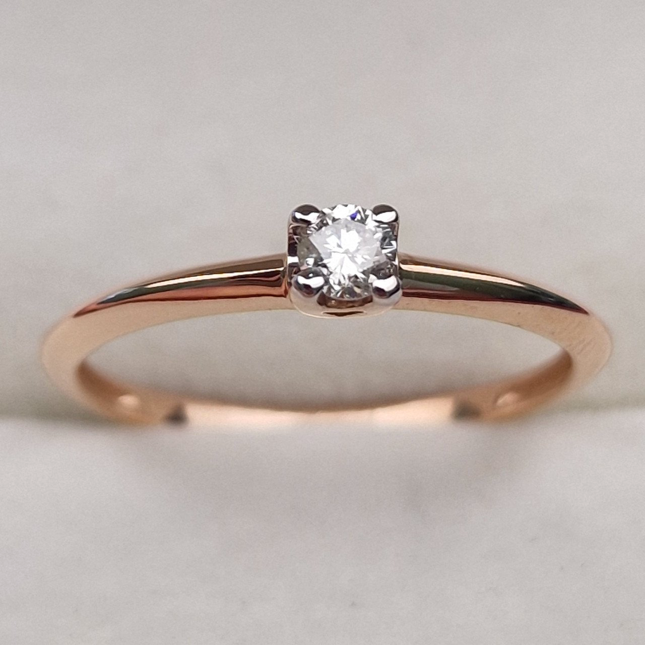 Кольцо Deimantas 103188244 17р 1,34гр 0,122ct. купить,NaN