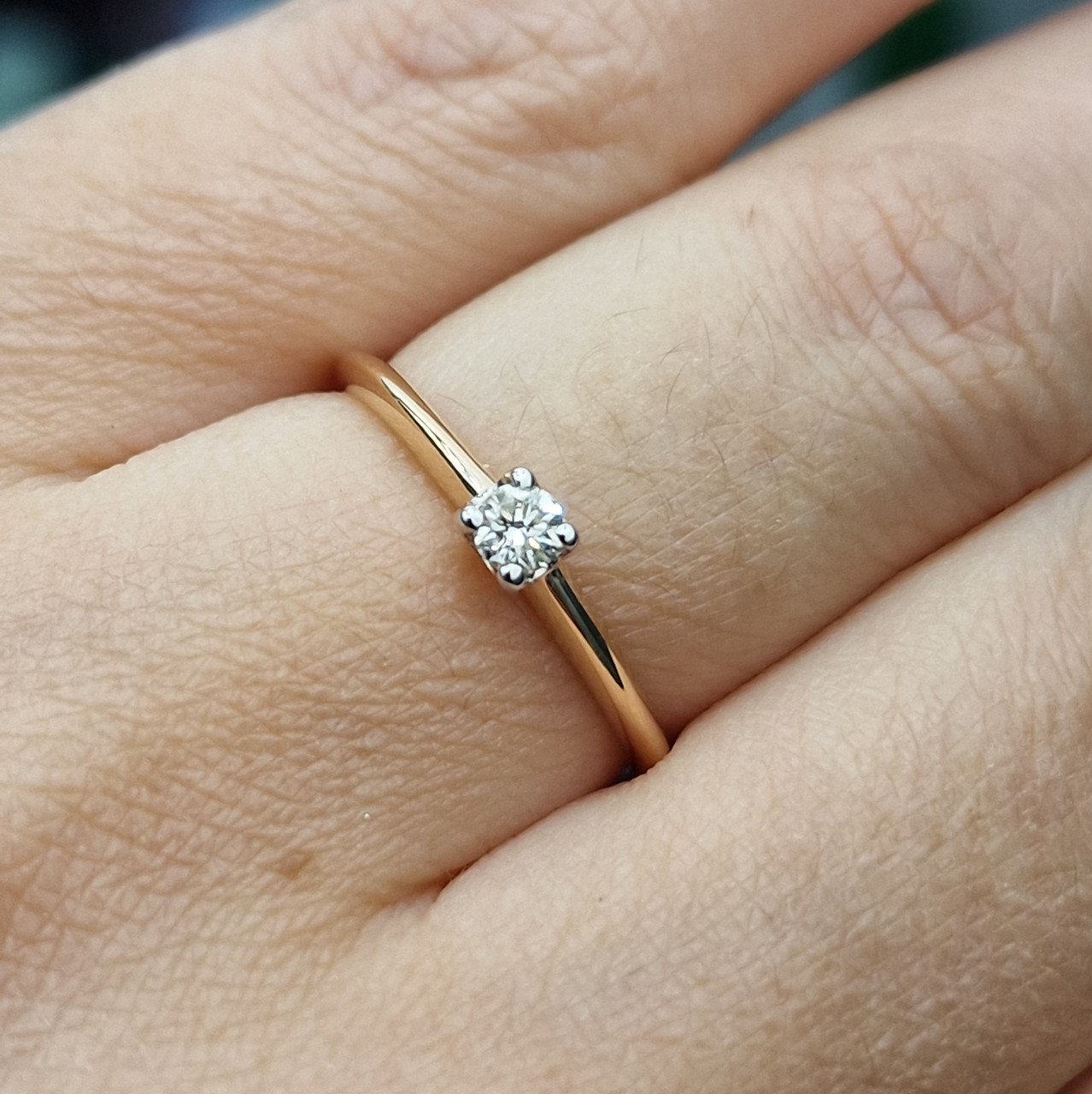 Кольцо Deimantas 103188244 17р 1,34гр 0,122ct. купить,NaN