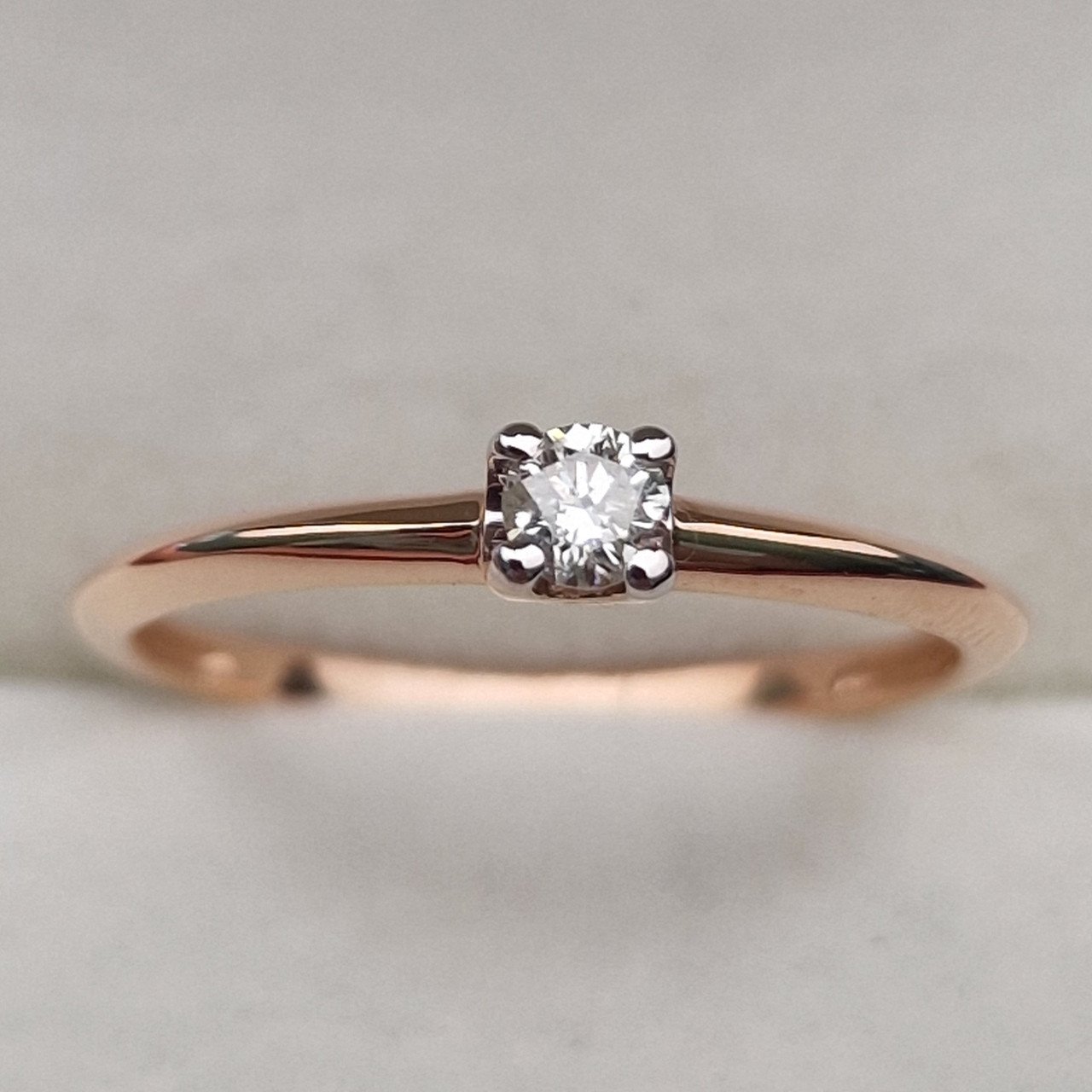 Кольцо Deimantas 103188244 17р 1,34гр 0,122ct. купить,NaN