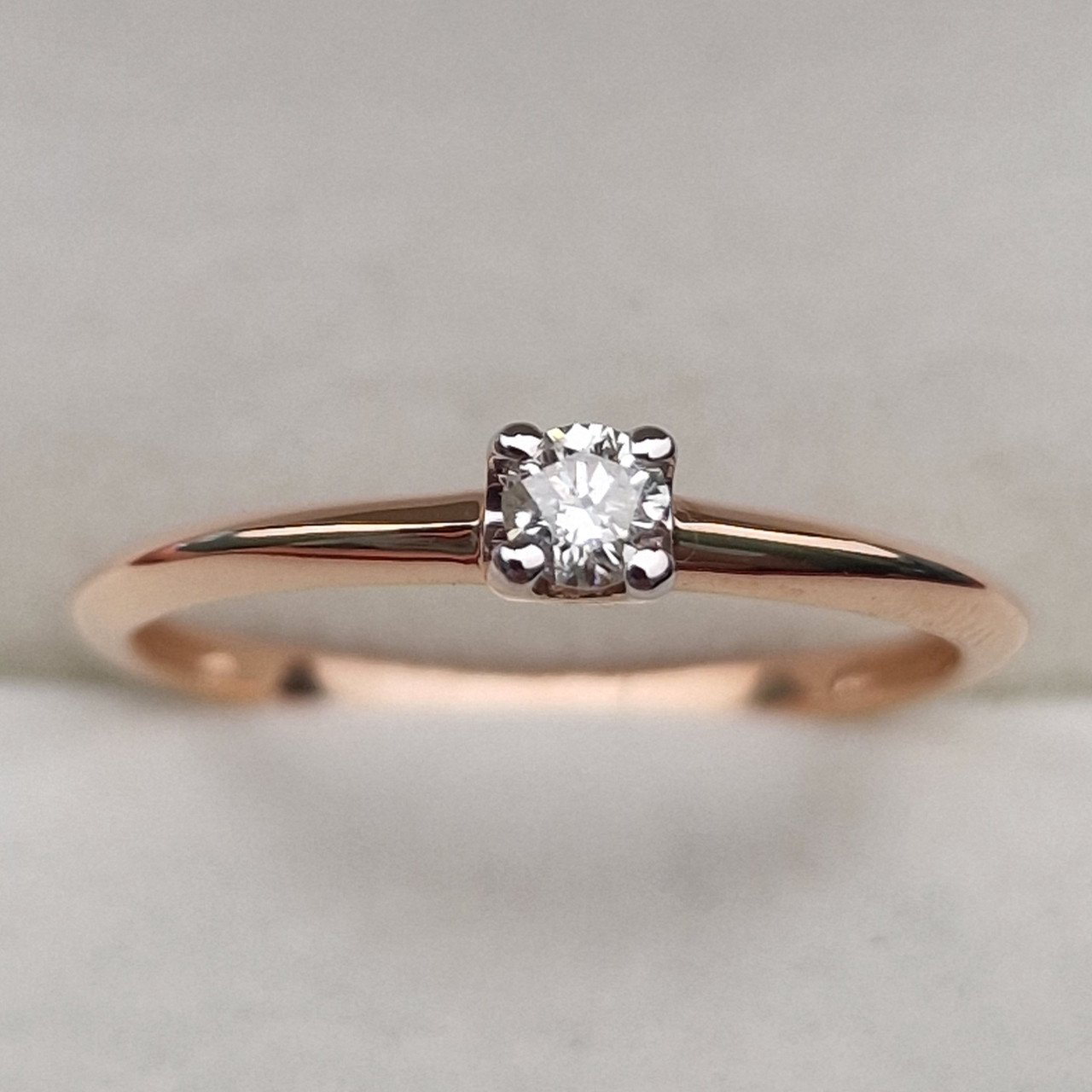 Кольцо Deimantas 103188244 17р 1,34гр 0,122ct. купить,NaN