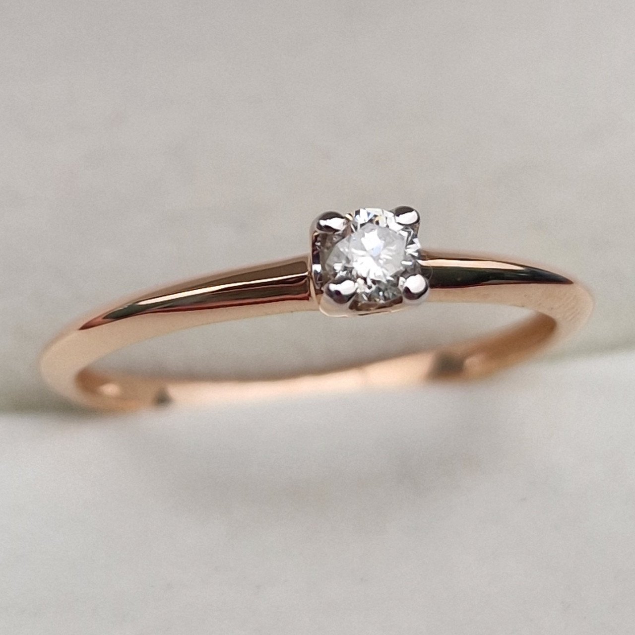 Кольцо Deimantas 103188244 17р 1,34гр 0,122ct. купить,NaN