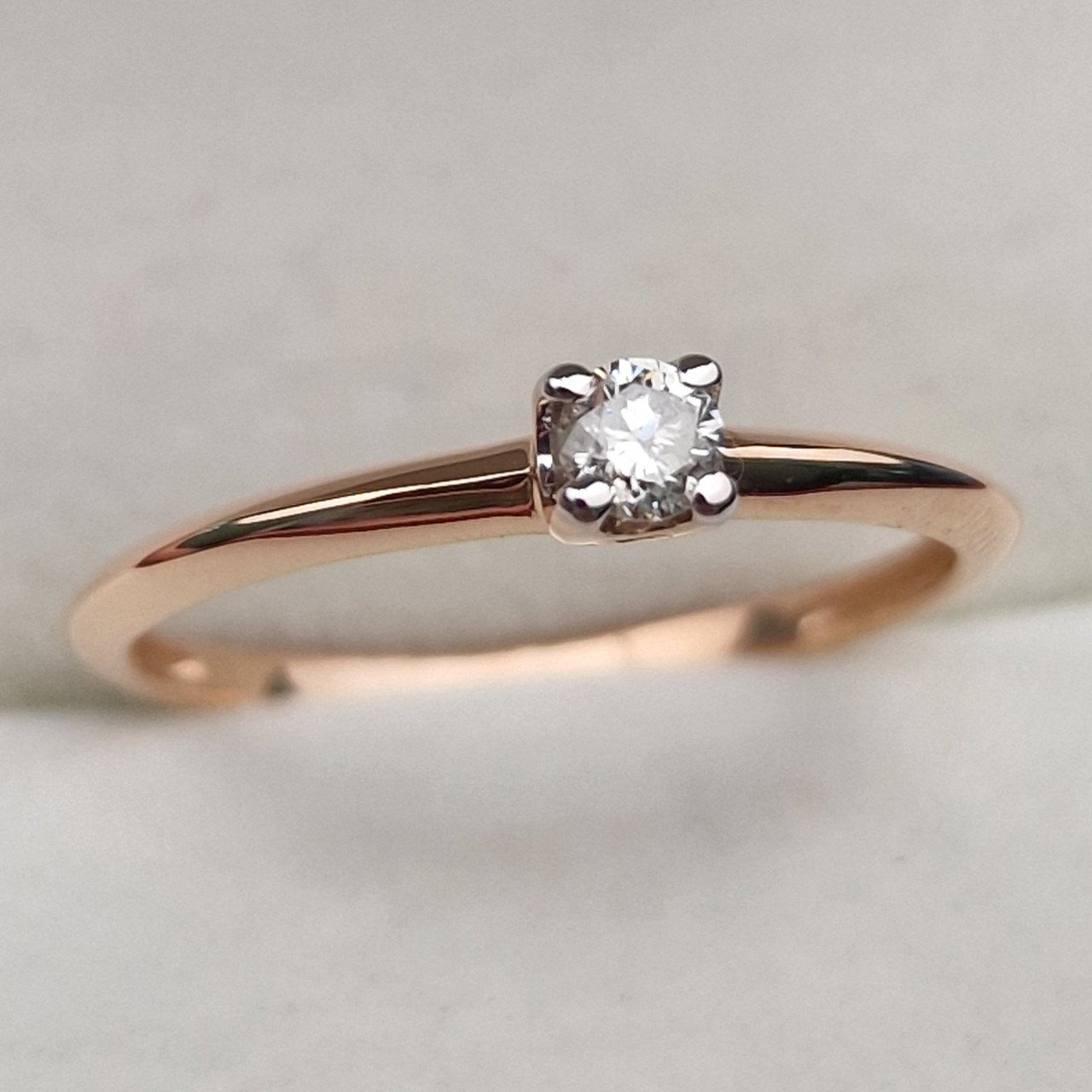 Кольцо Deimantas 103188244 17р 1,34гр 0,122ct. купить,NaN