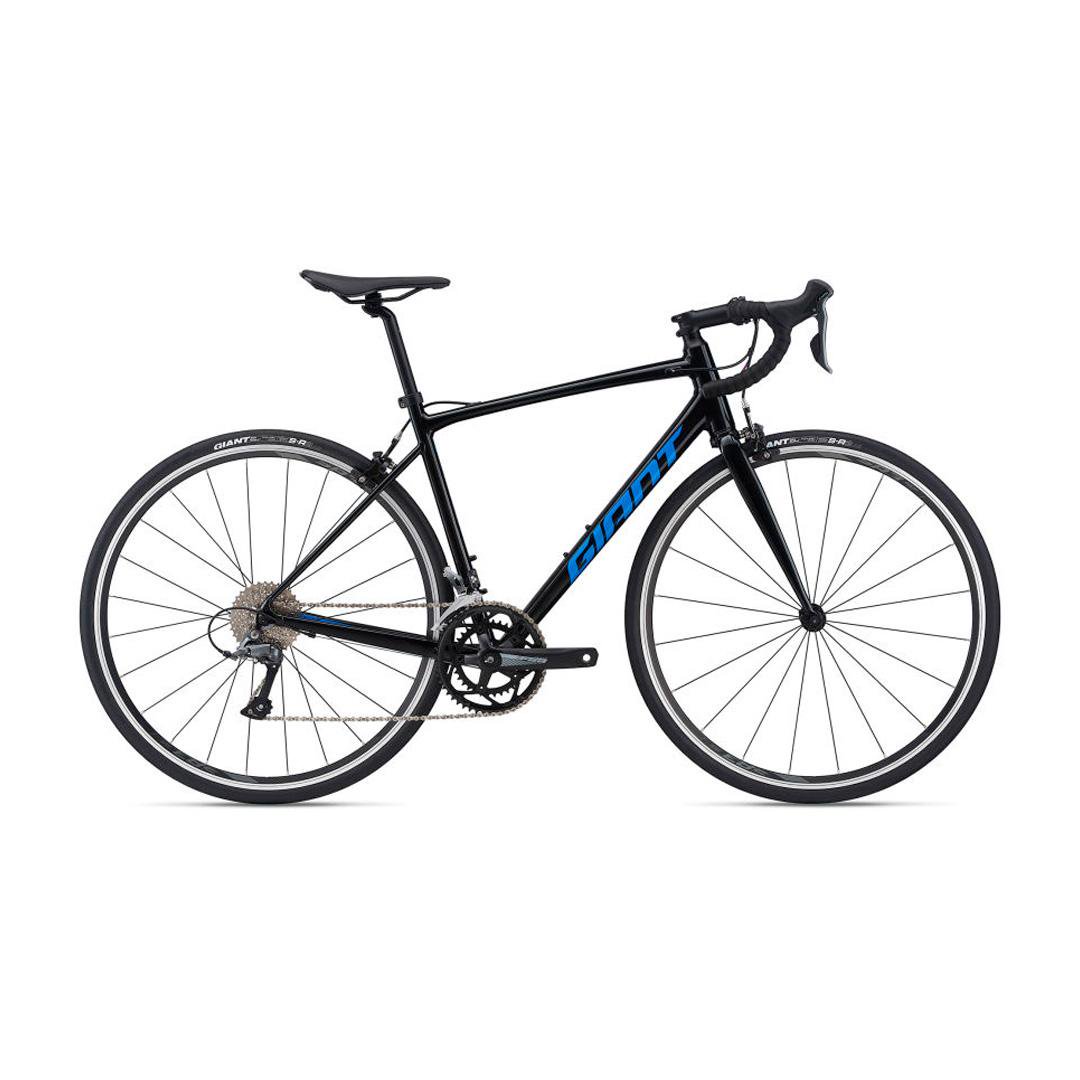 Велосипед Giant Contend 3 - 2021 M-25 700 черный купить,NaN
