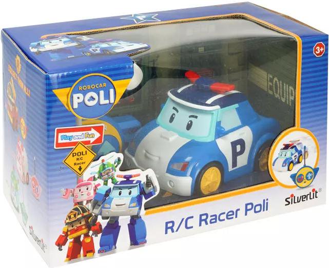 Радиоуправляемая машинка Silverlit Robocar Poli Поли 83187 синяя купить,NaN